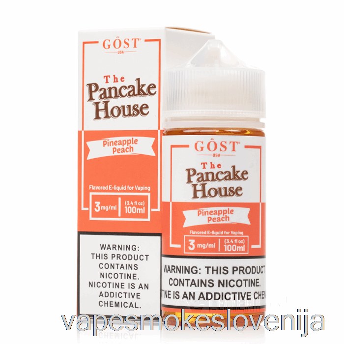 Vape Slovenija Ananas Breskev - Palačinkarnica - Gost Vapor - 100ml 0mg